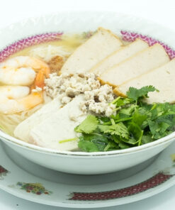 Salade à l'ananas et aux crevettes